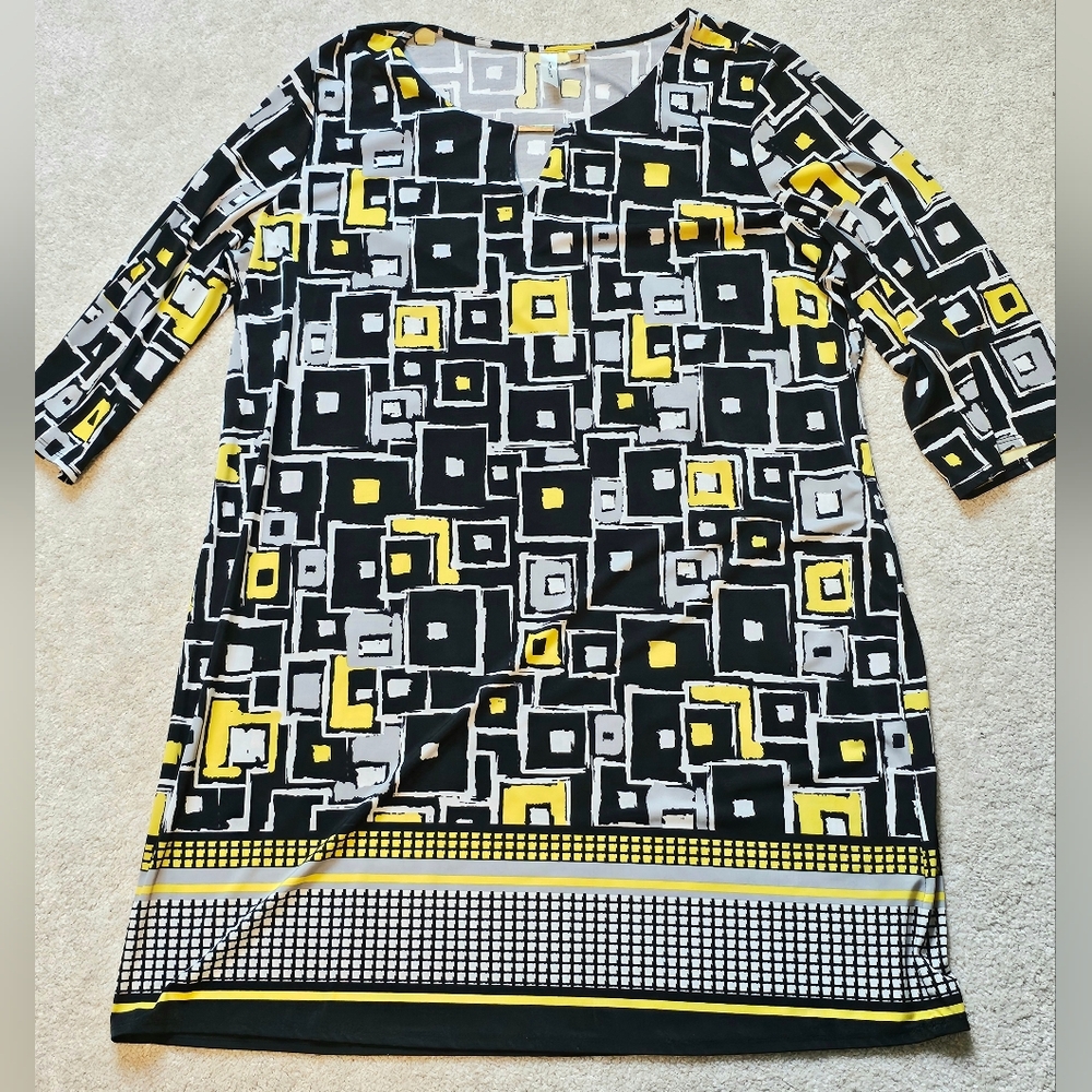 Tacera Keyhole Tunic Sizx 3X